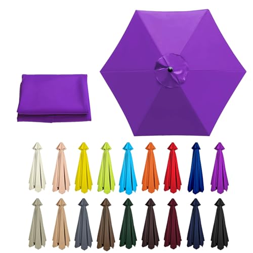 6 8-Arm-Ersatzdach für Außenschirme, UV-beständig, atmungsaktive und waschbare Oberseite für den Einsatz im Garten, am Strand und auf der Terrasse, Market Umbrella Solutions 6 8-Arm-Ersatzdach für Außenschirme, UV-beständig, atmungsaktive und waschbare Oberseite für den Einsatz im Garten, am Strand und auf der Terrasse, Market Umbrella Solutions von YHNNH