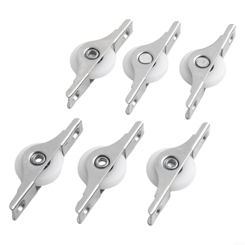 6 Stück Räder mit Metallhalterung, praktisches Zubehör for Küchenschränke 6 Stück Räder mit Metallhalterung, praktisches Zubehör for Küchenschränke von YHNNH