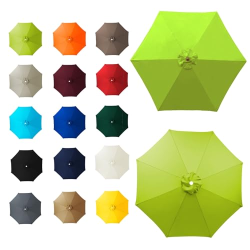 8 arme Regenschirm Ersatz Baldachin Outdoor Sonnenschirm Abdeckung Sonnenschirm Baldachin für Terrasse Markt Tisch Pool von YHNNH