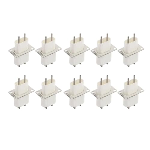 A0NC 10 PCS 4 Filament-Pin-Sockel Mikrowellenherd Magnetron-Steckerbuchsen Wesentlicher Ersatz For Mikrowellenherd von YHNNH