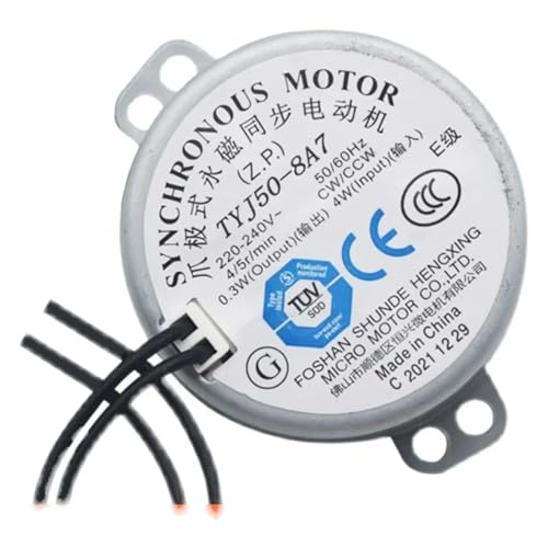 AC220V-240V TYJ50-8A7 4W 4-5RPM Klauenpol-Permanentmagnet-Synchronmotor 50/60Hz Verwendung for Schüttelkopfventilatoren, Bodenventilatoren, Wandventilatoren AC220V-240V TYJ50-8A7 4W 4-5RPM Klauenpol-Permanentmagnet-Synchronmotor 50/60Hz Verwendung for Schüttelkopfventilatoren, Bodenventilatoren, Wandventilatoren von YHNNH
