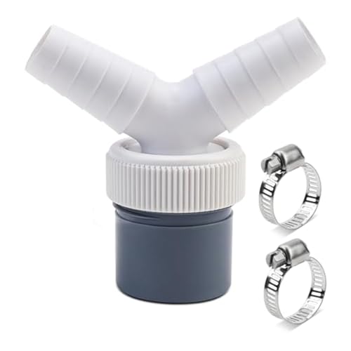 Ablaufadapter for Geschirrspüler und Waschmaschine, Dreiwege-Zwei-in-Eins-Anschlusskonverter, Y-Typ-Gabel-Ablaufverlängerungsschlauchanschluss Ablaufadapter for Geschirrspüler und Waschmaschine, Dreiwege-Zwei-in-Eins-Anschlusskonverter, Y-Typ-Gabel-Ablaufverlängerungsschlauchanschluss von YHNNH