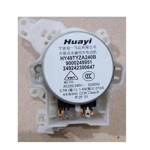 Ablaufpumpe for Geschirrspüler, kompatibel mit Bosch, kompatibel mit Siemens, 900133137 Gleichstrommotor EIC-B03 017062 900024951 HY49YTZA240B(900024951) von YHNNH