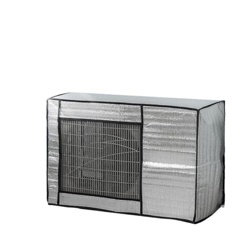 Aluminiumfolie AC-Kondensatorabdeckung Tragbarer Haushalt Staubschutz In Mehreren Größen Sonnenschutz Und Wasserdicht(105 * 40 * 75cm) von YHNNH