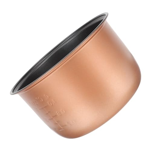 Aluminiumlegierung Reiskocher Liner Elektrischer Topf Haushalt Innerer Ersatz Antihaft-Kochbehälter Kochgeschirr Teile Küche(Golden18.5X18.5CM) von YHNNH