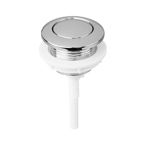 Doppelspül-Toilettendruckknopf - 36 mm ABS-Einzelspülknopf for Badezimmer-Wassertankzubehör, 1 Stück Doppelspül-Toilettendruckknopf - 36 mm ABS-Einzelspülknopf for Badezimmer-Wassertankzubehör, 1 Stück von YHNNH