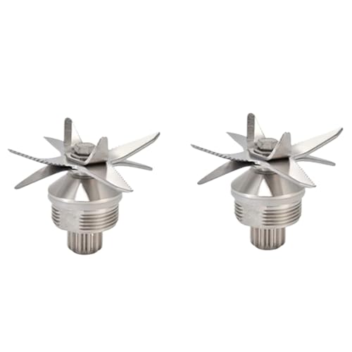 Eiscrusher Mit Edelstahlklingen, For TWK TM 767 800 TWK, Kompatibel Mit JTC 767 800, Entsafter-Mixerteile For 2-Liter-Behälter 010 767 800 G5200(2pcs) von YHNNH
