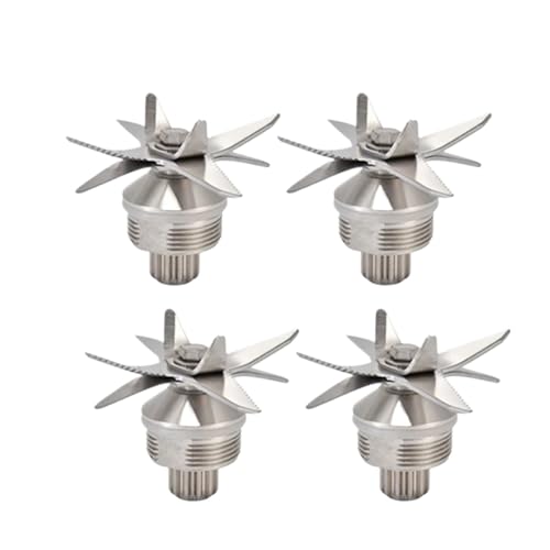 Eiscrusher Mit Edelstahlklingen, For TWK TM 767 800 TWK, Kompatibel Mit JTC 767 800, Entsafter-Mixerteile For 2-Liter-Behälter 010 767 800 G5200(4pcs) von YHNNH