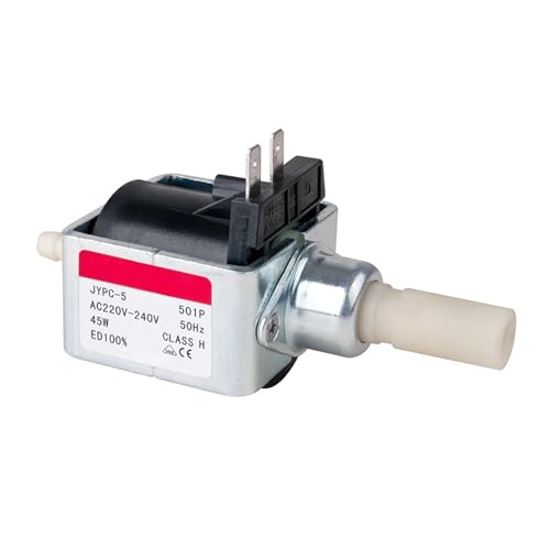 Elektromagnetische Magnetventil-Wasserpumpe, Dampfbügeleisenpumpe, kompatibel mit Jiayin, kompatibel mit JYPC-501P, AC 220 V – 240 V, 45 W, for Dampfwischer/Kaffeemaschine usw. von YHNNH