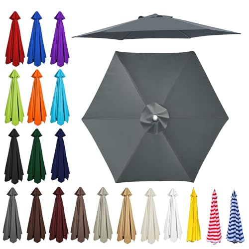 Ersatz-Sonnenschirmdach, 2 m, 3,5 m, Gartenschirm-Oberabdeckung, 6 8 Rippen, Sonnenschutzstoff, wasserdichtes Außendach für Terrasse, Deck und Garten Ersatz-Sonnenschirmdach, 2 m, 3,5 m, Gartenschirm-Oberabdeckung, 6 8 Rippen, Sonnenschutzstoff, wasserdichtes Außendach für Terrasse, Deck und Garten von YHNNH