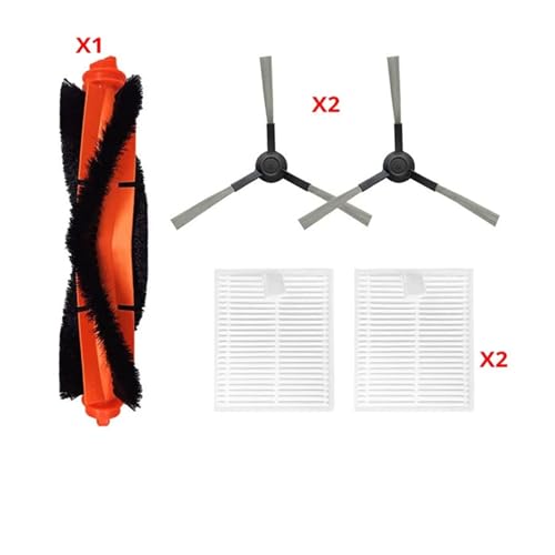 GTBL Wichtigsten Seite Pinsel Filter Mopp Für, Kompatibel Mit Xiaomi, E10 E10C E12 B112 / 3C Plus C103 Kehrmaschine Ersatz Teile von YHNNH