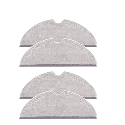 Kompatibel Mit Roborock, S5 Max Zubehör Wischlappen S6 Pure S6 MaxV S51 S50 S55 S4 Q8 Max Q5 Pro Q7 Max Wischtuch(4pcs) von YHNNH