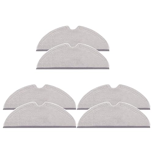 Kompatibel Mit Roborock, S5 Max Zubehör Wischlappen S6 Pure S6 MaxV S51 S50 S55 S4 Q8 Max Q5 Pro Q7 Max Wischtuch(6pcs) von YHNNH