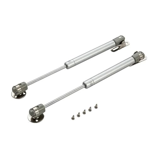 Küchen-Hardware Schranktür Lift Up Hydraulische Deckel Klappe Bleiben Scharnier Strebe Unterstützung Möbel Schrank 20-200N(Silver 100N 2set) von YHNNH