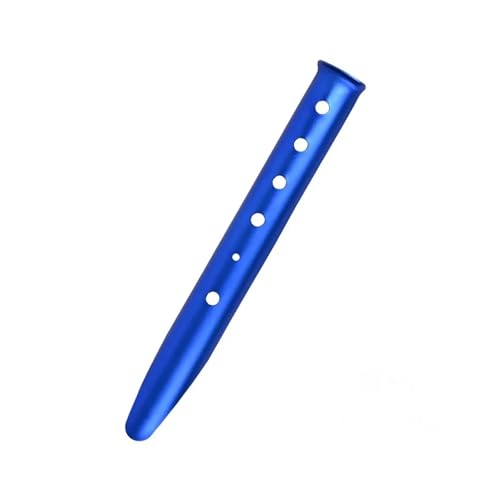 Metallische Bodennägel, 10 Stück 31 cm Aluminium U-förmige Zeltnägel Zeltheringe Schneehering Sandhering for Outdoor Camping Wandern Strand Boden Zeltzubehör(Blue) von YHNNH