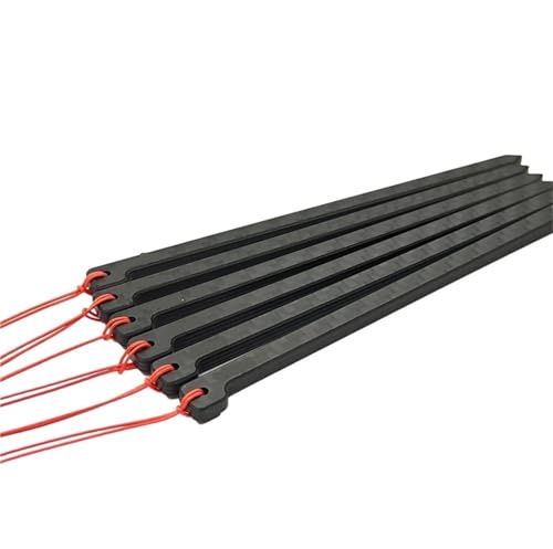 Metallische Bodennägel, 12PCS Carbon Peg Ultraleicht 3,7g Zelt Heringe Faser, Nägel Outdoor Camping Ausrüstung Wandern von YHNNH