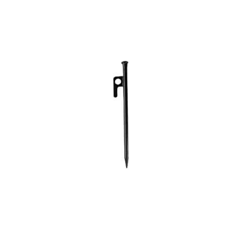 Metallische Bodennägel, 25/30/40 cm Robuste Stahl-Zeltheringe Outdoor-Überdachungspfähle Heringe Camping-Bodennagel-Heringe Strandzeltheringe(Black 20m 10pcs) von YHNNH