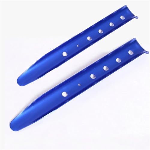 Metallische Bodennägel, 31 cm Strand U-Form Zelt Heringe Camping Pegs for Outdoor Schnee Sand Boden Plane Zubehör(Blue) von YHNNH