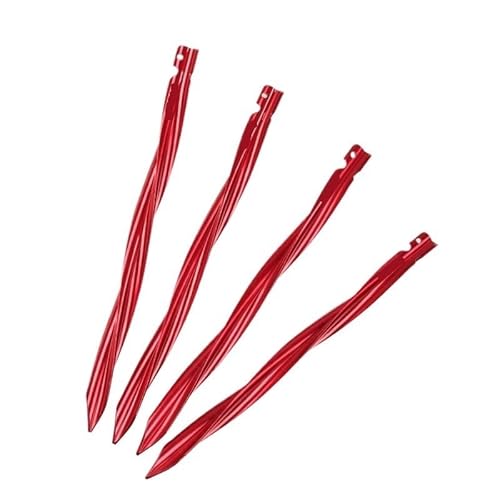 Metallische Bodennägel, Aluminiumlegierung Verlängern Bodennagel 4 Stück 25cm Zelthering Winddicht Festzelt Zubehör Outdoor Camping Werkzeuge Metallische Bodennägel, Aluminiumlegierung Verlängern Bodennagel 4 Stück 25cm Zelthering Winddicht Festzelt Zubehör Outdoor Camping Werkzeuge von YHNNH