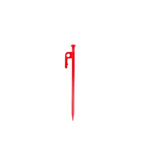 Metallische Bodennägel, Outdoor Verdickter und verlängerter Bodennagel Camping Winddichter Fester Nagelüberdachung Strand Großes Zelt Kohlenstoffstahl(Red,30cm) von YHNNH