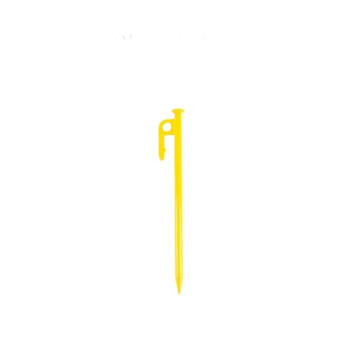 Metallische Bodennägel, Outdoor Verdickter und verlängerter Bodennagel Camping Winddichter Fester Nagelüberdachung Strand Großes Zelt Kohlenstoffstahl(Yellow,40cm) von YHNNH