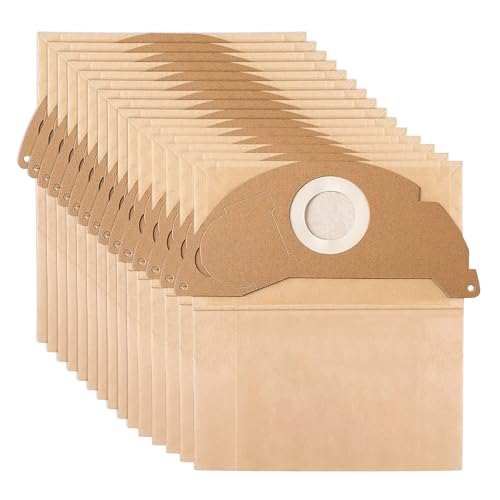 Papierfilterbeutel, Kompatibel Mit Kärcher, WD 2 MV 2 WD 2.200 WD 2.550 WD2.250 Nass- Und Trockensauger, 6.904-322.0, 69043220(15pcs) von YHNNH