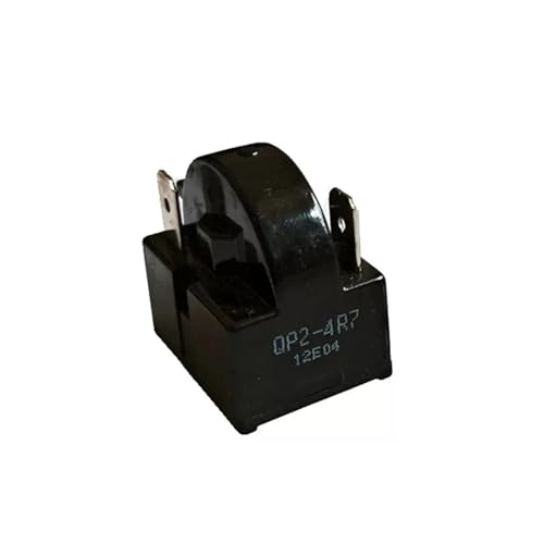 Qp2-4R7 3-poliges Startrelais For Kühlschrank, PTC Ohm 6-polig, Kompatibel Mit Whirlpool, Vissani Danby Summit, Kompatibel Mit Haier, Kompatibel Mit LG, Überlastrelais(QP2-4R7) von YHNNH