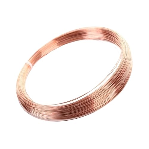 Reiner Kupferdraht Kupferlot, Emaillierter Draht, T2 Red Copper Line Blankdraht(0.8mm*10meters) von YHNNH