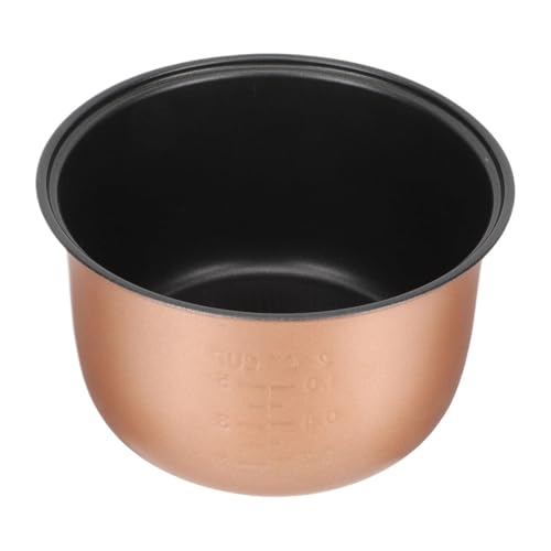 Reiskocher Liner Ersetzen Einweg Container Elektrische Topf Ersatz Aluminium Legierung(Golden18.5X18.5CM) von YHNNH