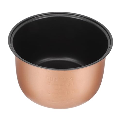 Reiskocher Liner Ersetzen Einweg Container Elektrische Topf Ersatz Aluminium Legierung(Golden18.5X18.5CM) von YHNNH