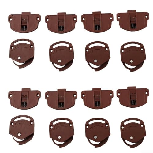 Schiebetüren for den Kleiderschrank mit Nylonführungen und Kunststoffrollen for einen reibungslosen Lauf der Schiebetüren(8pcs) von YHNNH