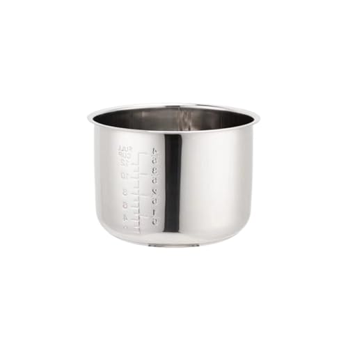 Schnellkochtopf 6L Innentopf Reiseinsatz Innentöpfe Aus Edelstahl Minute Antihaft-Kochgeschirr For Küchenzubehör Utensilien(5L-135-136mm) von YHNNH