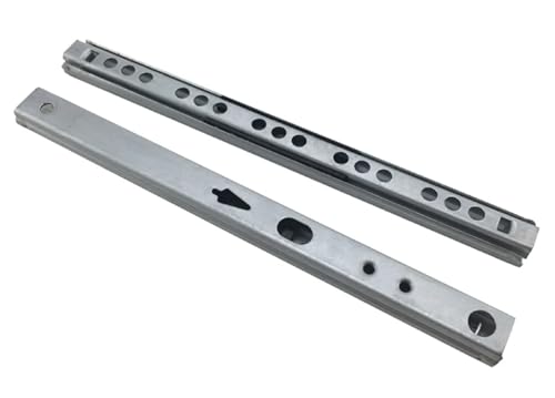 Schubladenführung, 2 STÜCKE Küchenschrank Schubladenführungen Möbelführungsschiene Vollauszug Teile Mini Kleiderschrank Hardware(10 inch) von YHNNH