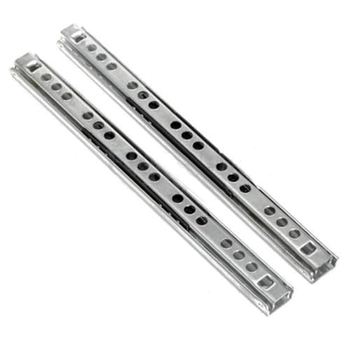 Schubladenführung, Teile for Möbelschubladenführungen, 2 Stück, Schubladenführungen Küchenschränke, Vollauszugführung Schubladen(16 Inch) von YHNNH