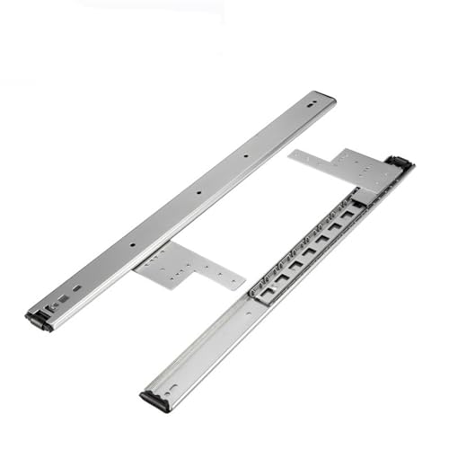 Schubladenführung, Versteckte Schwingtür-Gleitschiene Kleiderschrank Weinschrank TV-Schranktür-Faltschiene Platz sparen Möbelscharnier for Schublade(Length 50cm) von YHNNH