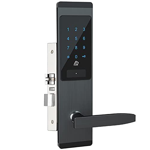 Smart Door Handle 4-in-1-Türschloss mit elektronischem Türriegel und intelligenter Kombination, Diebstahlschutz, schlüssellosem Türschloss, geringem Stromverbrauch Smart Door Handle 4-in-1-Türschloss mit elektronischem Türriegel und intelligenter Kombination, Diebstahlschutz, schlüssellosem Türschloss, geringem Stromverbrauch von YHNNH