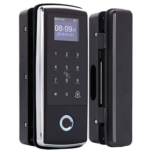 Smart Door Handle Biometrisches Glastürschloss mit Touchscreen, Anwesenheitsmanagement, Sicherheit gegen Diebstahl, Vordertürschloss Ziffernblock Smart Door Handle Biometrisches Glastürschloss mit Touchscreen, Anwesenheitsmanagement, Sicherheit gegen Diebstahl, Vordertürschloss Ziffernblock von YHNNH