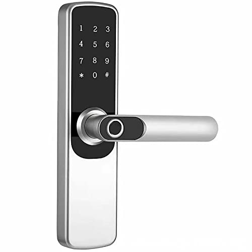Smart Door Handle Intelligentes Fingerabdruck-Türschloss, TTlock-App-Smart-Lock mit Bluetooth, IC-Karte, mechanischem Schlüssel, schlüssellosem Zugang Touchscreen-Code Smart Door Handle Intelligentes Fingerabdruck-Türschloss, TTlock-App-Smart-Lock mit Bluetooth, IC-Karte, mechanischem Schlüssel, schlüssellosem Zugang Touchscreen-Code von YHNNH