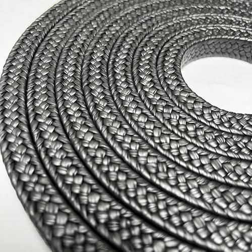 Stopfbuchspackung aus schwarzem Graphit-PTFE for industrielle Abdichtungen – 5M Langlebige Lösung for Pumpen, Ventile und Maschinen(20mm*20mm) von YHNNH