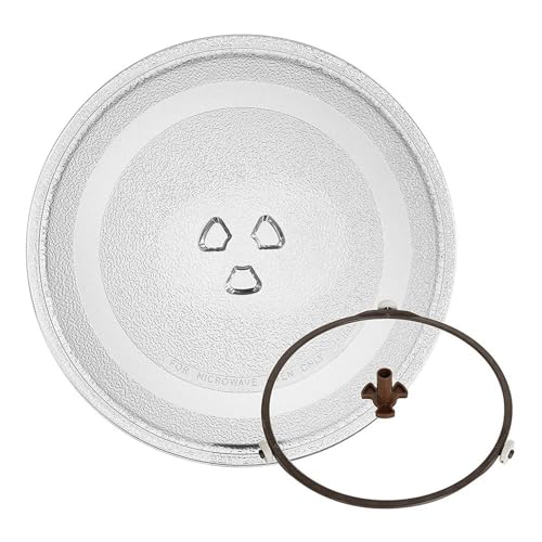 Universal-Glasplatte for die Mikrowelle, langlebige Glas-Drehtellerplatte for die Mikrowelle, runder Ersatzdeckel for die Mikrowelle, 24,5 cm Universal-Glasplatte for die Mikrowelle, langlebige Glas-Drehtellerplatte for die Mikrowelle, runder Ersatzdeckel for die Mikrowelle, 24,5 cm von YHNNH