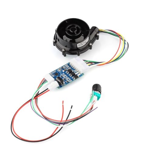 W/Treiber Kleiner bürstenloser Hochdruck-DC-Radialventilator WS7040 Auto-Luftreinigerlüfter DC 24V Unterdruck-Saugventilator(Fan with Driver) von YHNNH