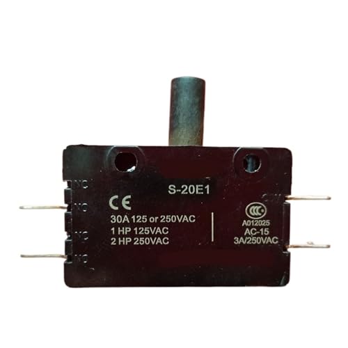 Waschmaschine Vier Füße S-20E1 Netzschalter 25A Teppich Maschine Schalter Taste(Long) von YHNNH