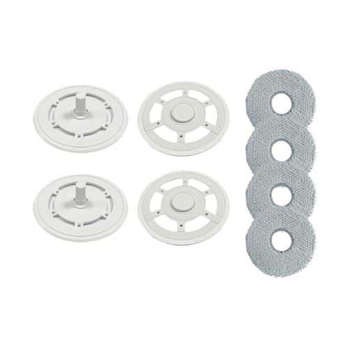 Wischmopp-Tücherhalterung, Wischmodul, Kompatibel Mit Ecovacs, X2/X2e/X2 Pro Roboterstaubsauger, Ersatzteilzubehör(8pcs.) von YHNNH