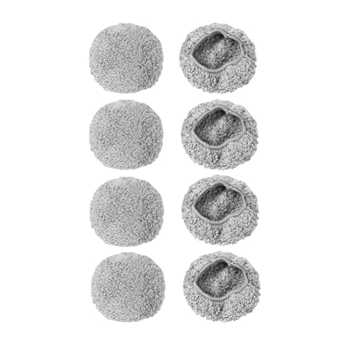 Wischpads, Kompatibel Mit Hobot, 188 168 198 388 Kehrroboter, Universelle Runde Wischmopp-Tücher, Staubsaugerteile(12pcs) von YHNNH