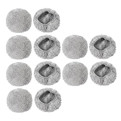Wischpads, Kompatibel Mit Hobot, 188 168 198 388 Kehrroboter, Universelle Runde Wischmopp-Tücher, Staubsaugerteile(8pcs) von YHNNH
