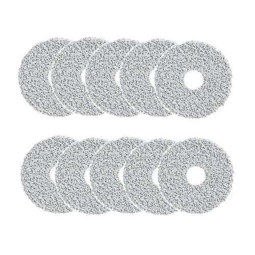 Wischtablett, Kompatibel Mit Dreame, L10s Pro X20 Pro Tablett-Wischhalterhalterung Mit Wischtuch-Ersatzzubehörteilen(L10s Mop 10PC) von YHNNH