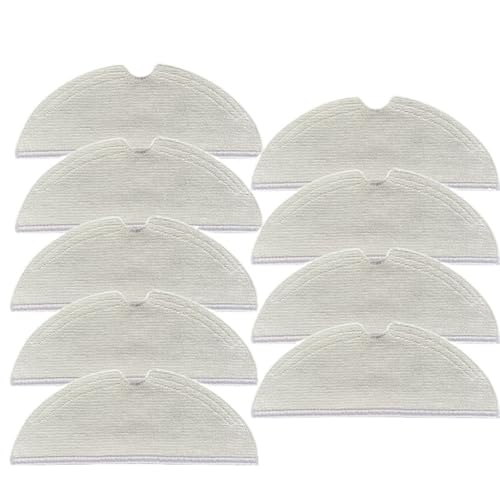 Wischtuch, Kompatibel Mit Roborock, Q7 Max, Q8 Max, Q5 Pro, S5 Max, E4, E5, S5, S6, S6 Pure, S6 MaxV, Q5, Q5 Pro+, Q7, Q8 Max+ Staubsaugerroboter(9pcs) von YHNNH