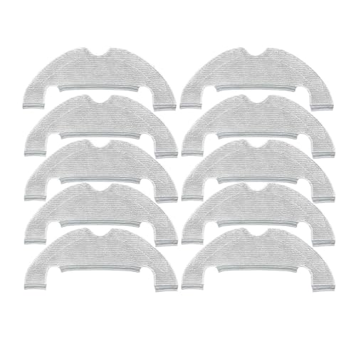 Wischtuch, Kompatibel Mit Xiaomi, Roboterstaubsauger X10, Kompatibel Mit Dreame, Z10 Pro D10 Plus D10s Plus, Tücher, Lappen, Staubsauger-Ersatzteile(10PCS) von YHNNH