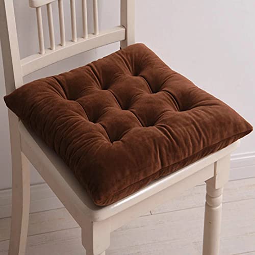 YHNNH, 1 Stück Küchenstuhlkissen mit Bändern, Esszimmerstuhlkissen, Stuhlpolster for Esszimmerstühle aus Memory-Schaum, doppelseitiges Stuhlkissen for Esszimmerstühle for drinnen und draußen(Brown) YHNNH, 1 Stück Küchenstuhlkissen mit Bändern, Esszimmerstuhlkissen, Stuhlpolster for Esszimmerstühle aus Memory-Schaum, doppelseitiges Stuhlkissen for Esszimmerstühle for drinnen und draußen(Brown) von YHNNH