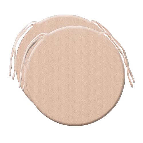 YHNNH， 1 Stück Stuhlpolster for Esszimmerstühle mit Bändern, Küchenstuhlkissen, Sitzkissen for Esszimmerstühle, Bezug waschbar und abnehmbare Sitzpolster(Beige) von YHNNH
